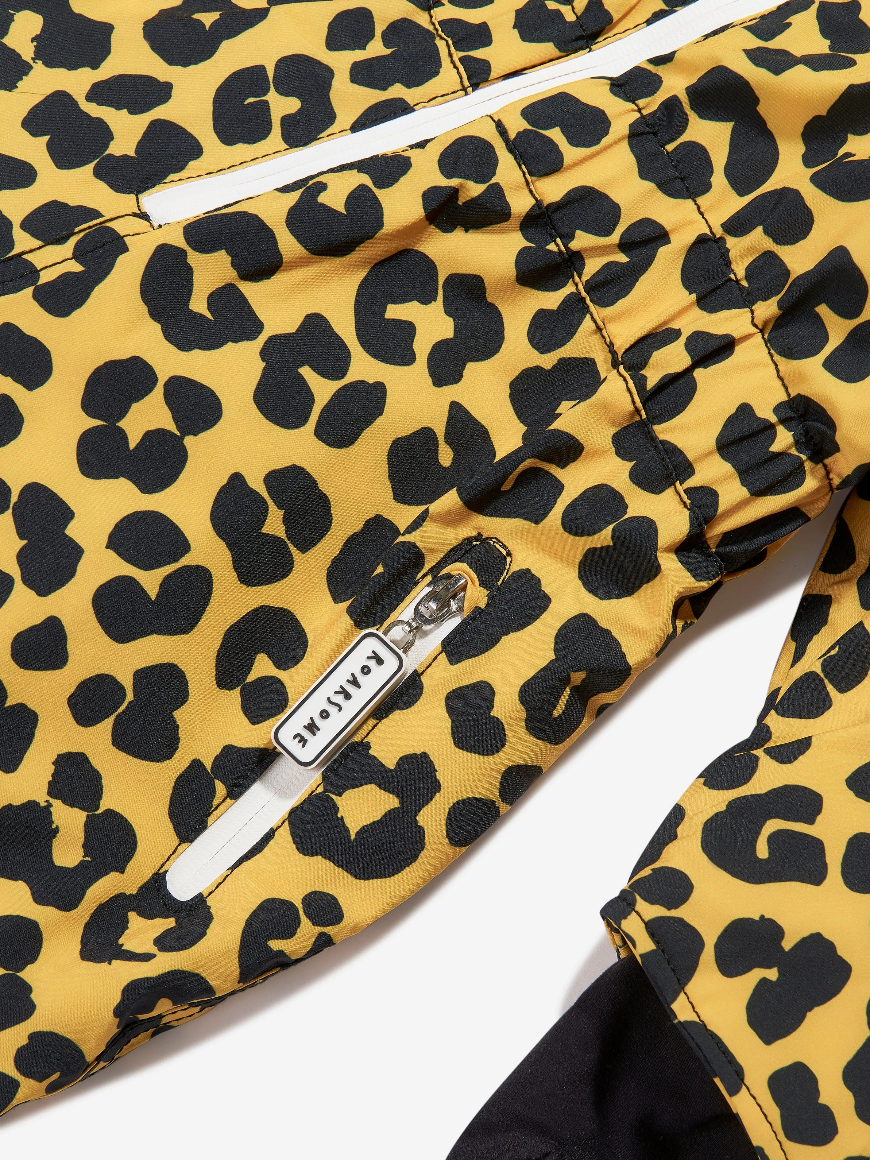 Roarsome Kids Dash Der Leoparden-Skianzug in Gelb