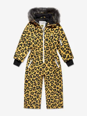 Roarsome Kids Dash Der Leoparden-Skianzug in Gelb