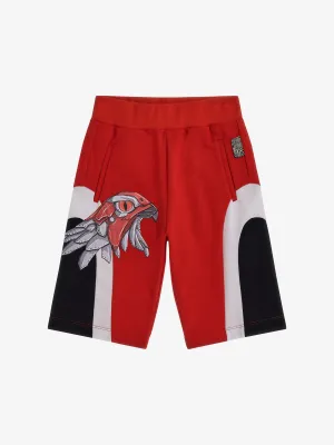 Roberto Cavalli Jungen Adler Shorts in Rot