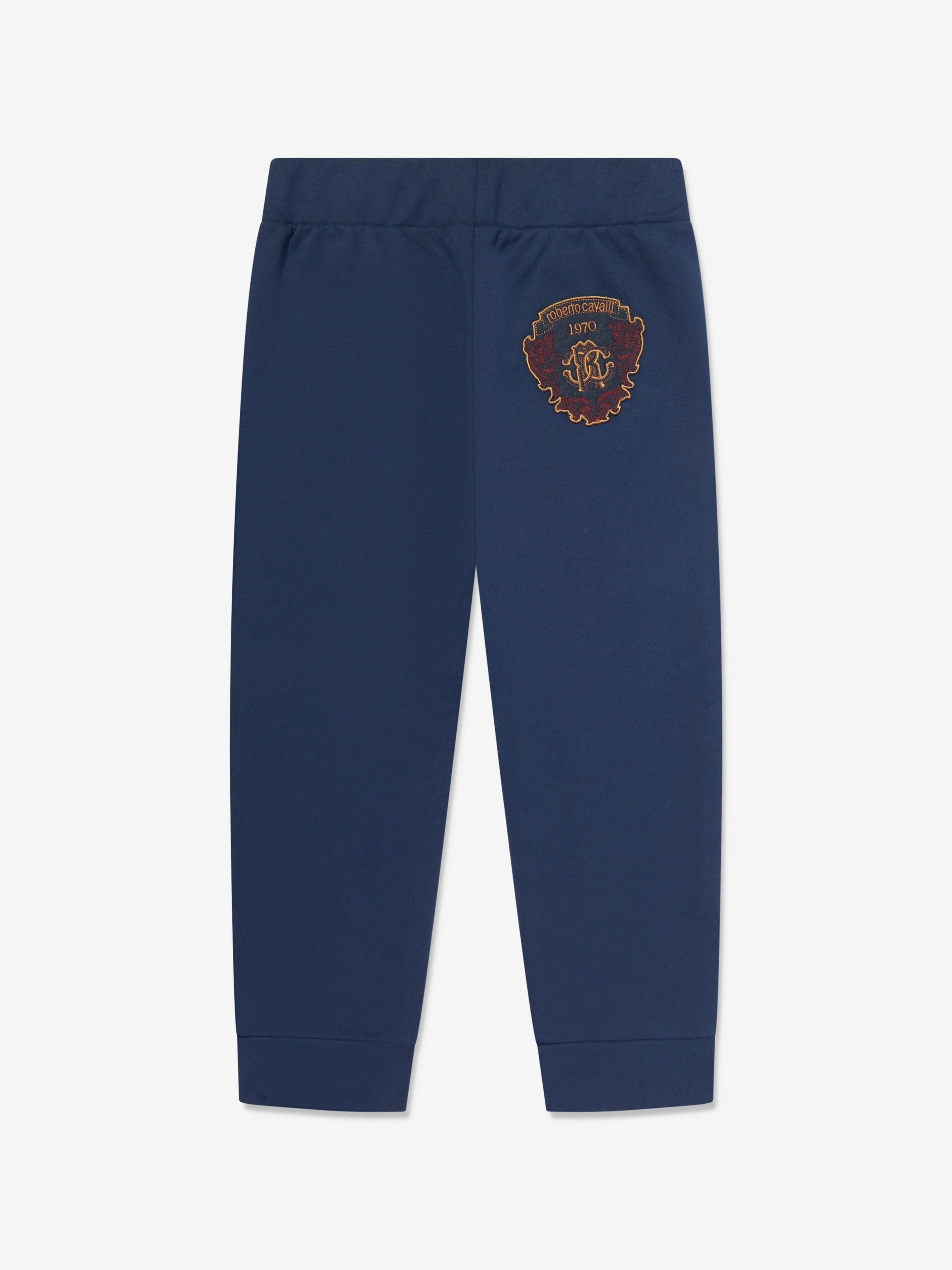 Roberto Cavalli Jogginghose für Jungen mit Logo in Marineblau