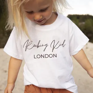 Rocking Kid LDN Core Logo T-Shirt girls pajamas promo