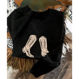Rodeo Boots Sweatshirt postpartum clothes sale