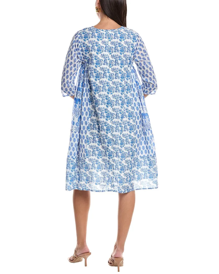 Ros Garden Bhopali Midi Dress