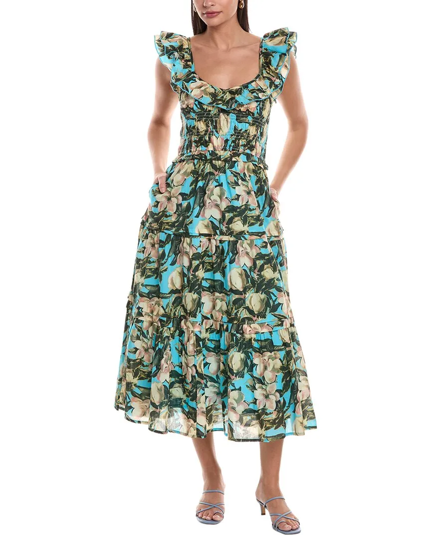 Ros Garden Tuscany Midi Dress