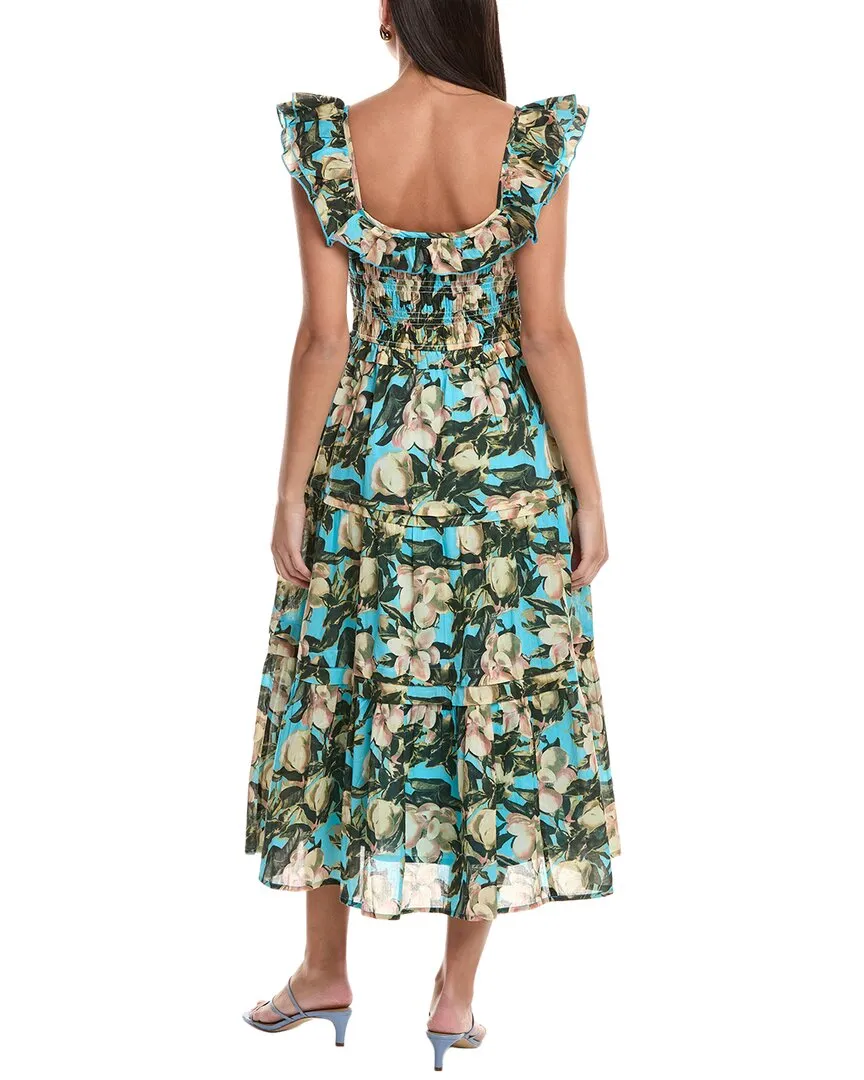 Ros Garden Tuscany Midi Dress