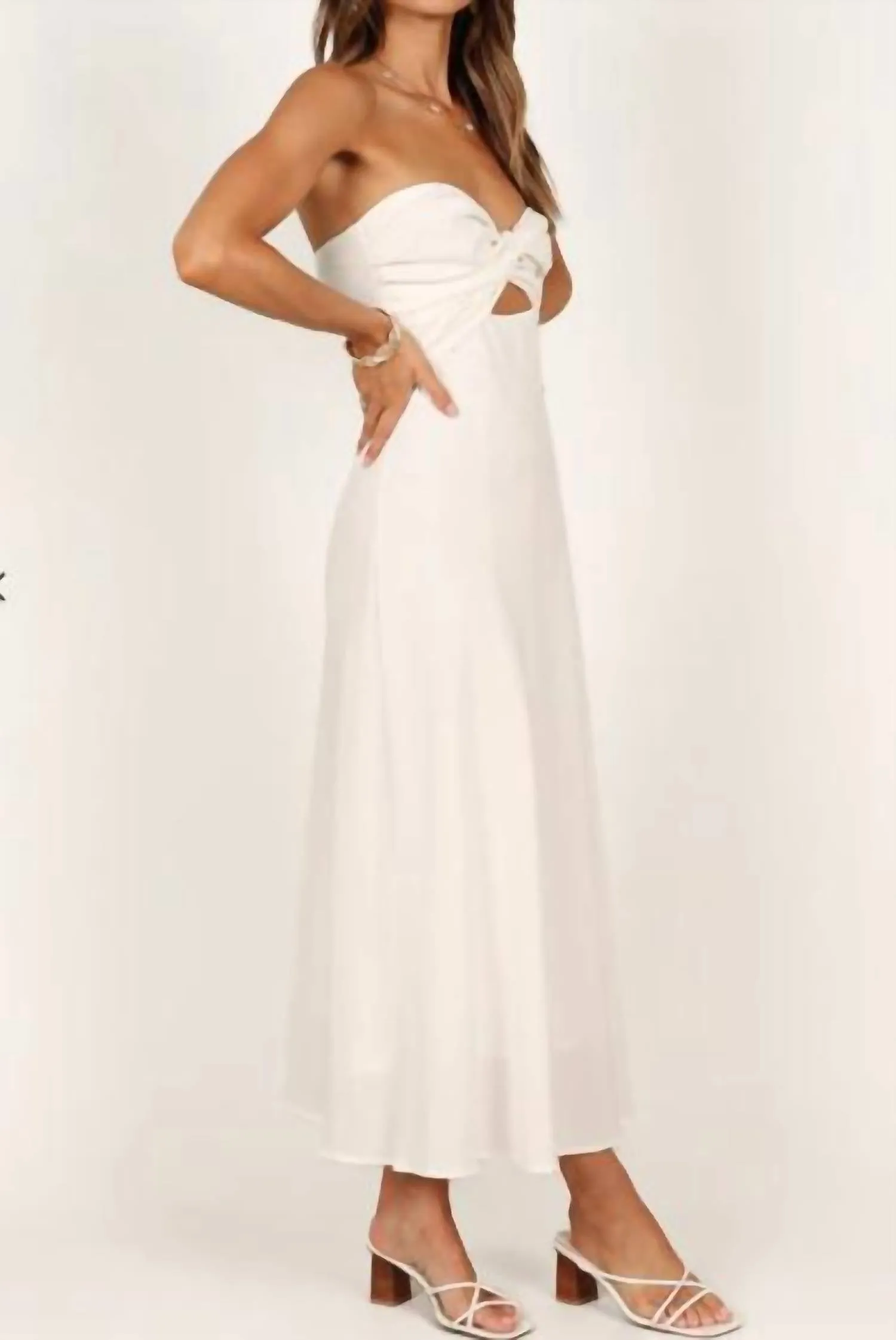 Rosetta Dress In White