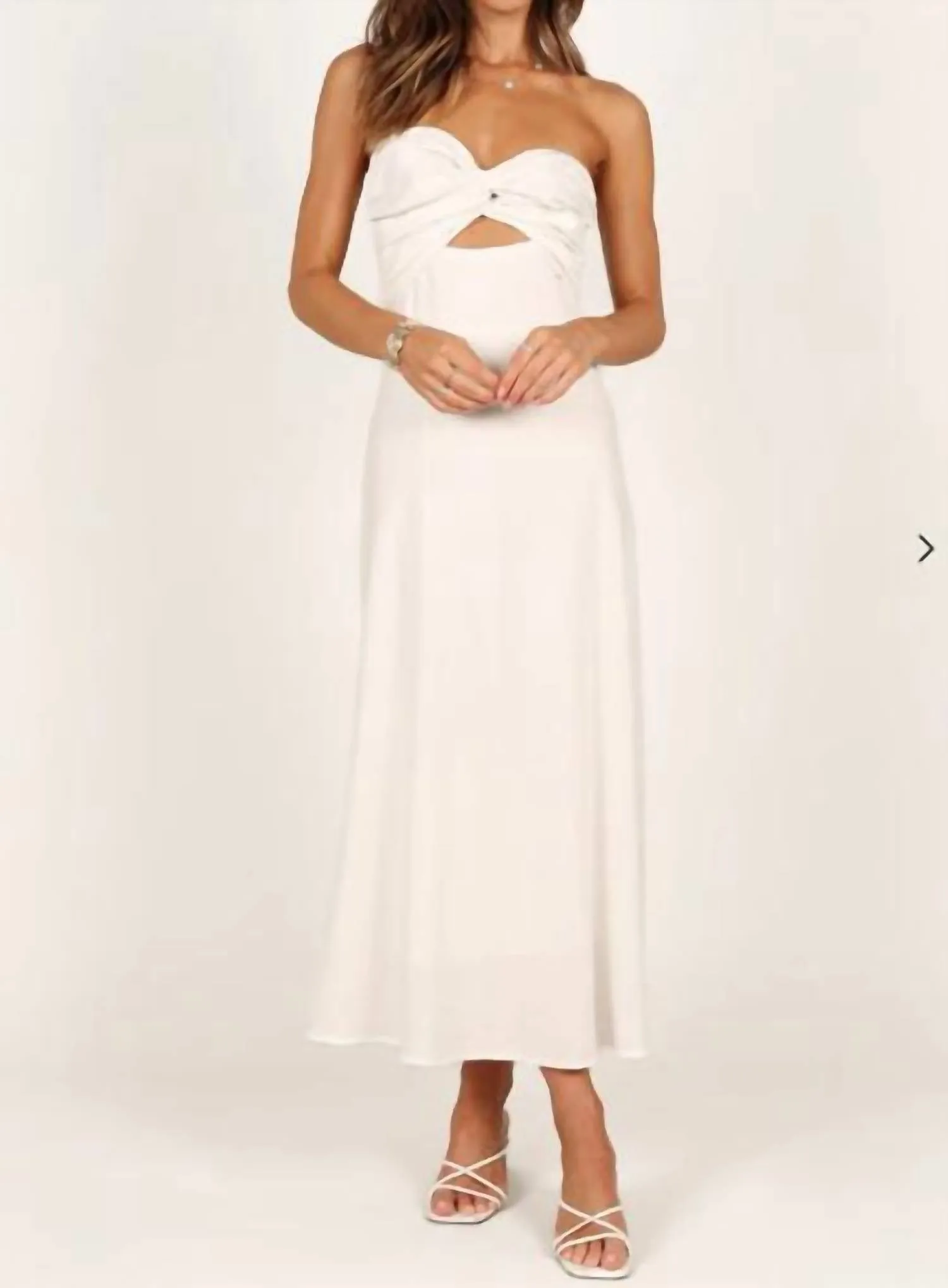 Rosetta Dress In White