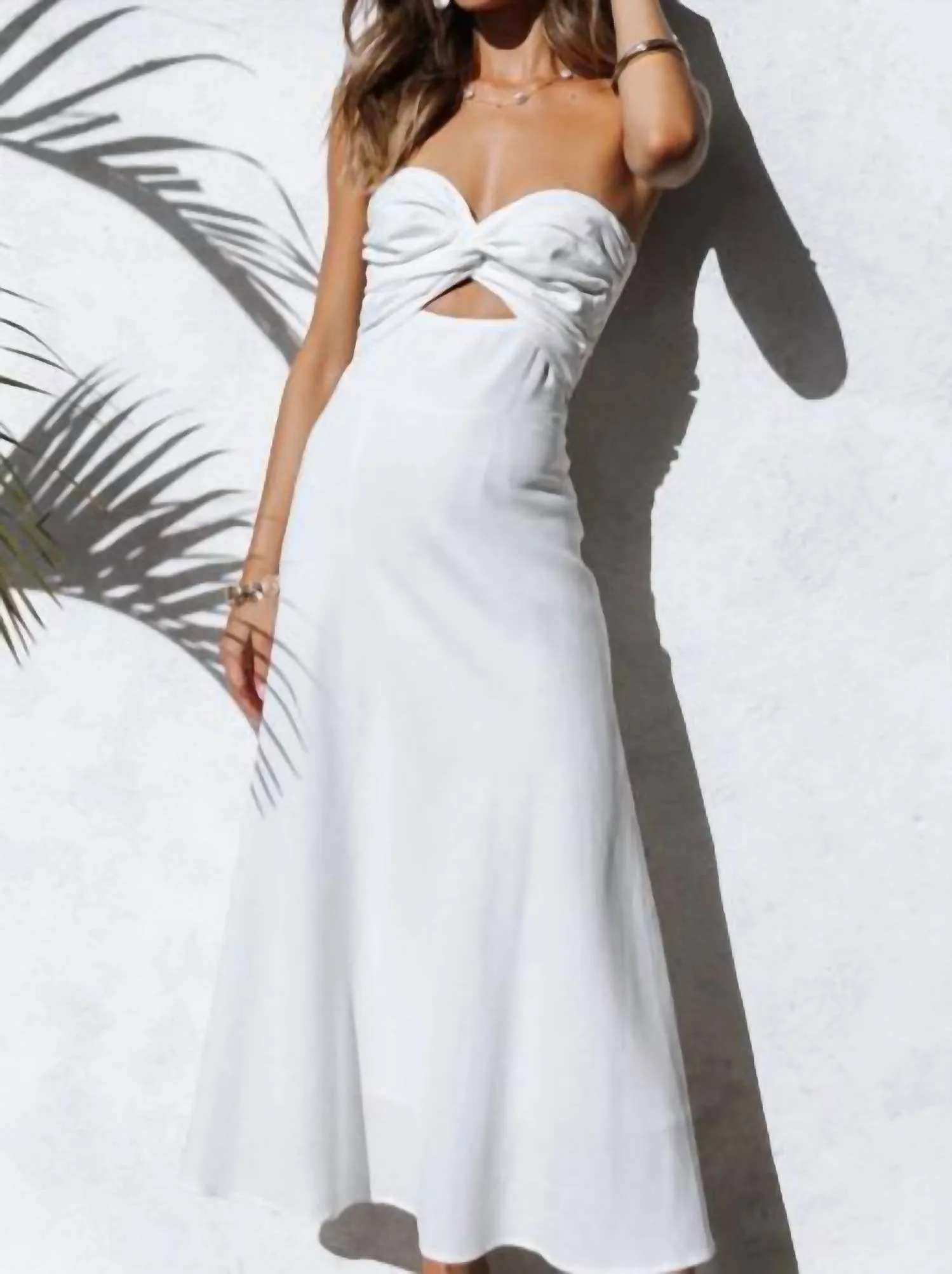 Rosetta Dress In White