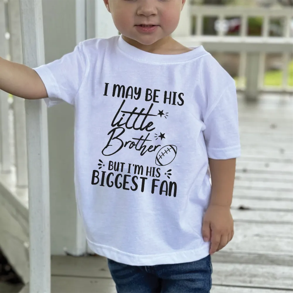 Rugby Fan - Little Brother & His Biggest Fan Boys T-Shirt