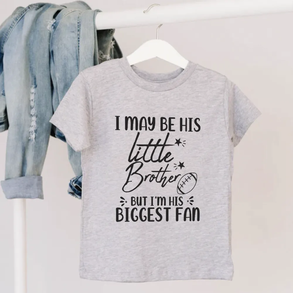 Rugby Fan - Little Brother & His Biggest Fan Boys T-Shirt boys apparel promo code