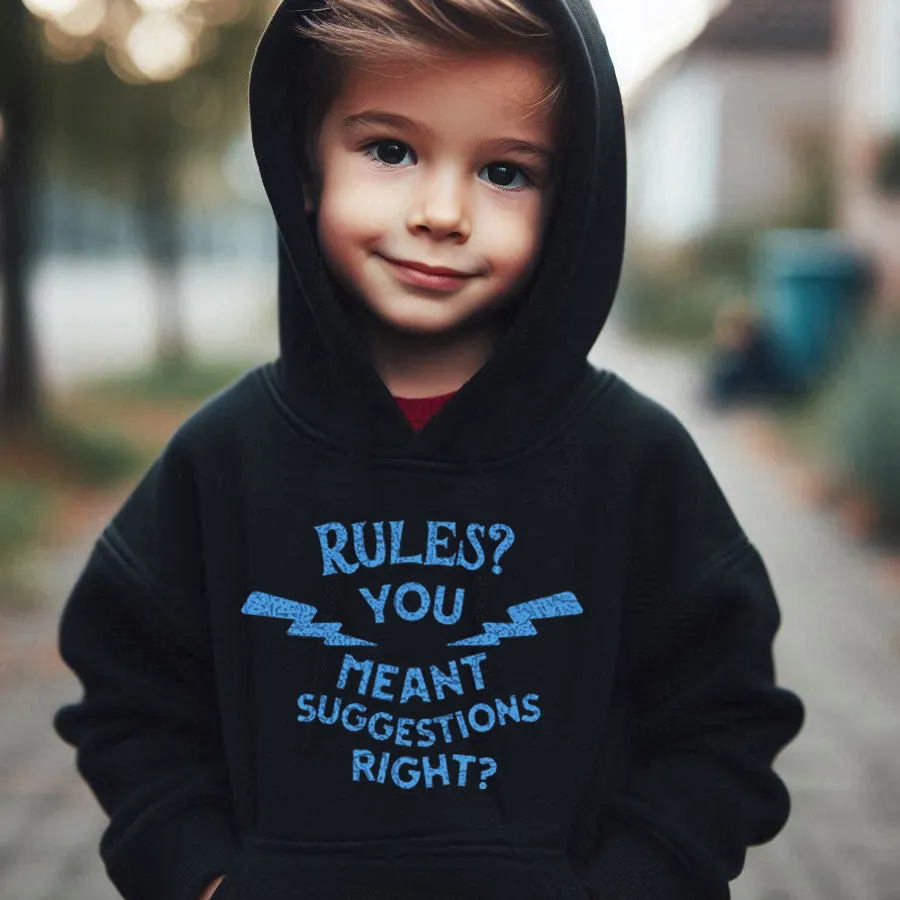 Rules- You Meant Suggestions Kids Hoodie girls skirts clearance
