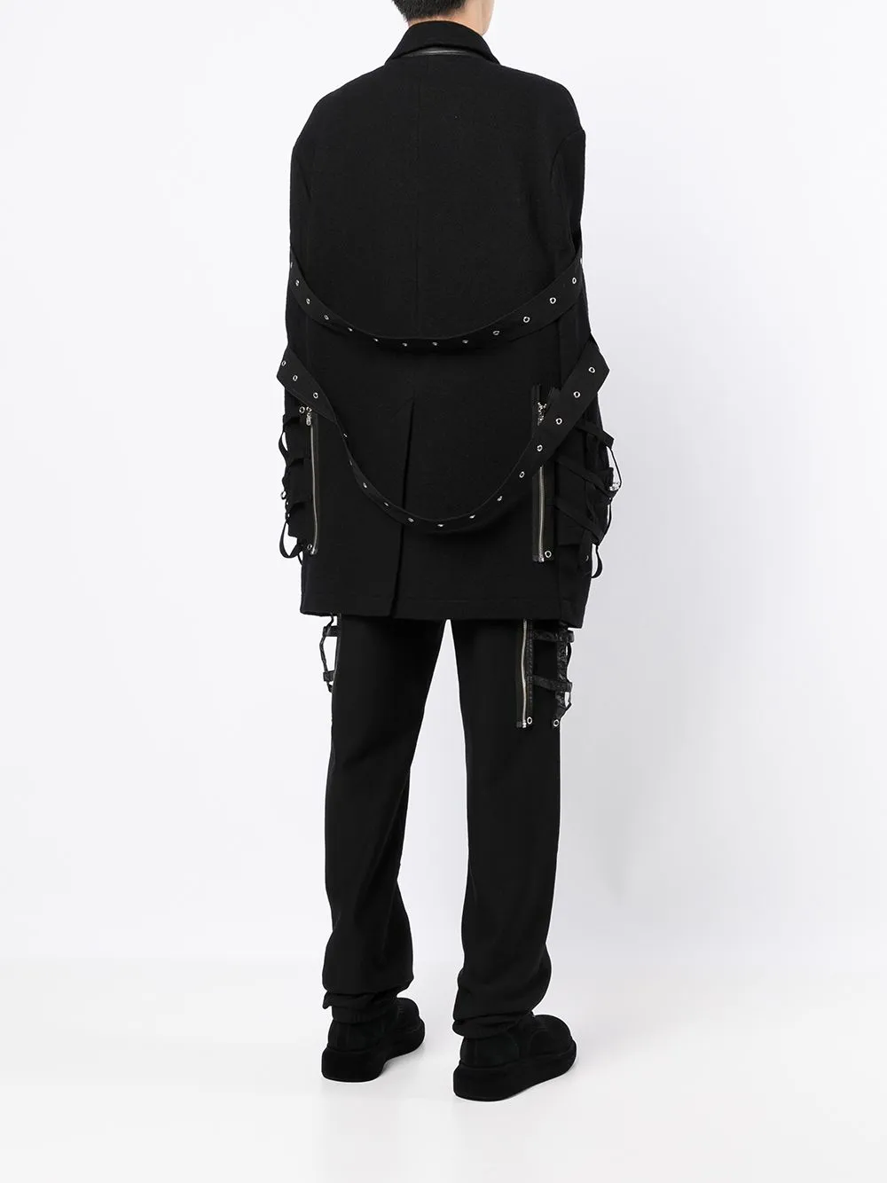 Safety-Pin Detail Jacket