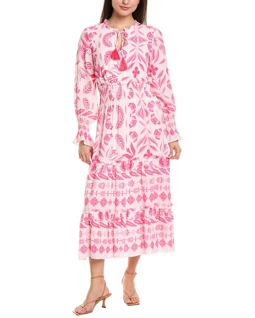 Sail to Sable Smocked Waist Maxi Dress