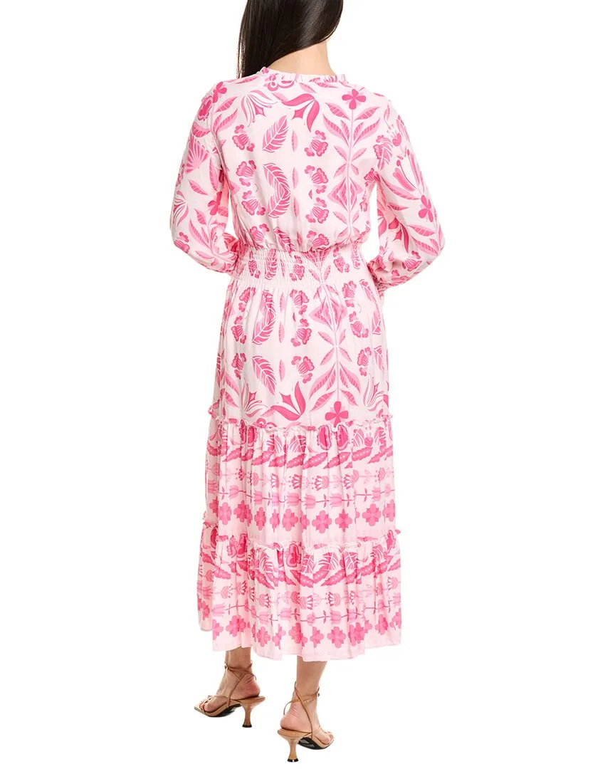 Sail to Sable Smocked Waist Maxi Dress