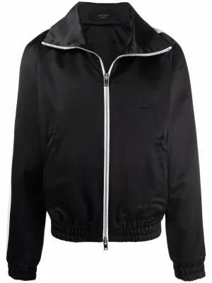 Sateen Zipped Track Jacket winter jackets clearance