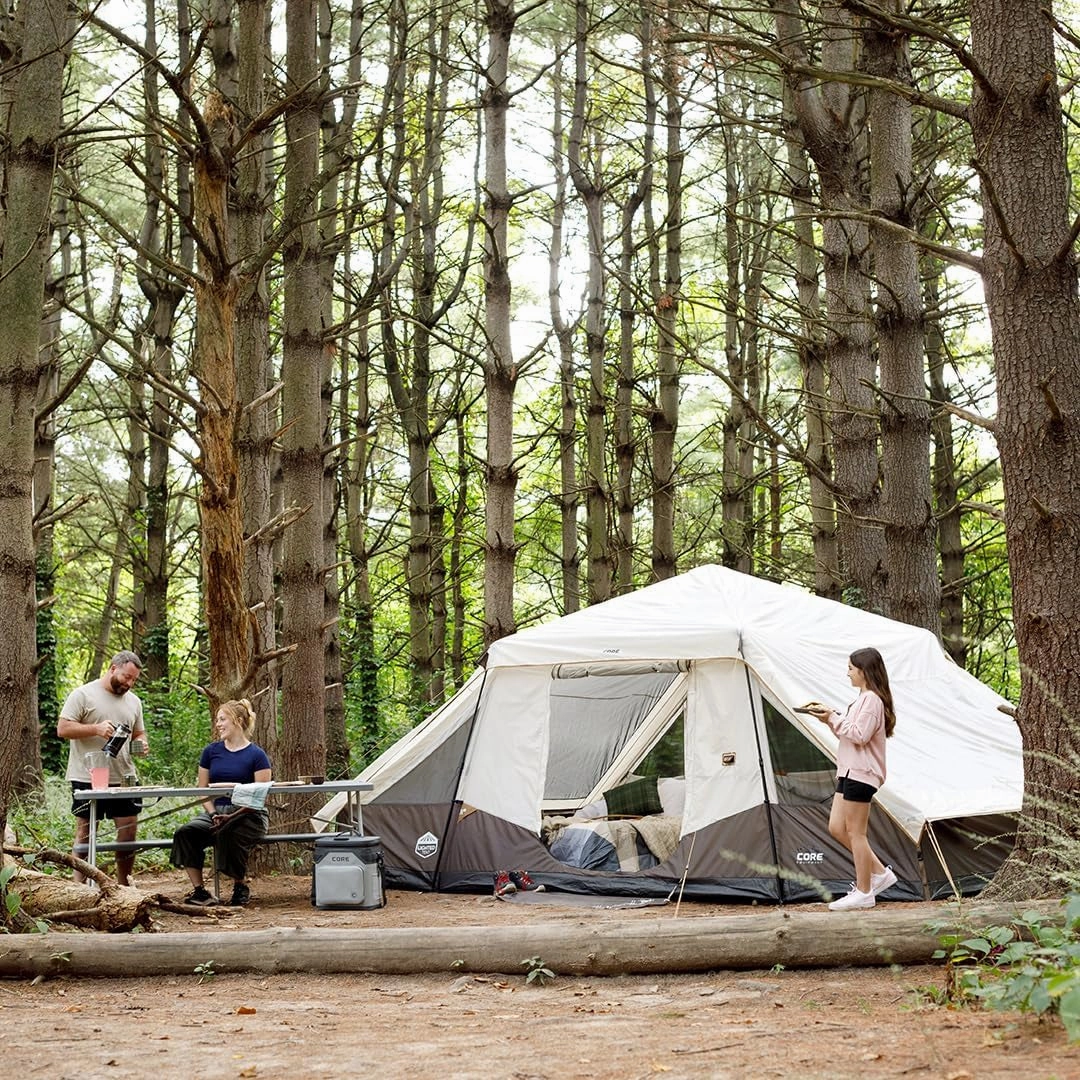 Enjoy Free Shipping CORE Equipment 40396 10-Person Lighted Instant Pyramid Tent , all these products save up to 82% off, we take customers as our gods.