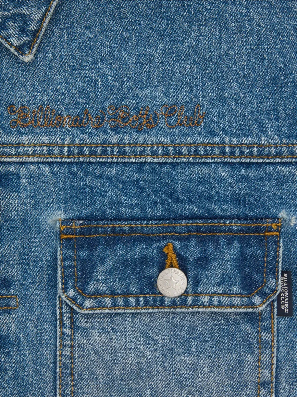 Script-Logo Denim Jacket
