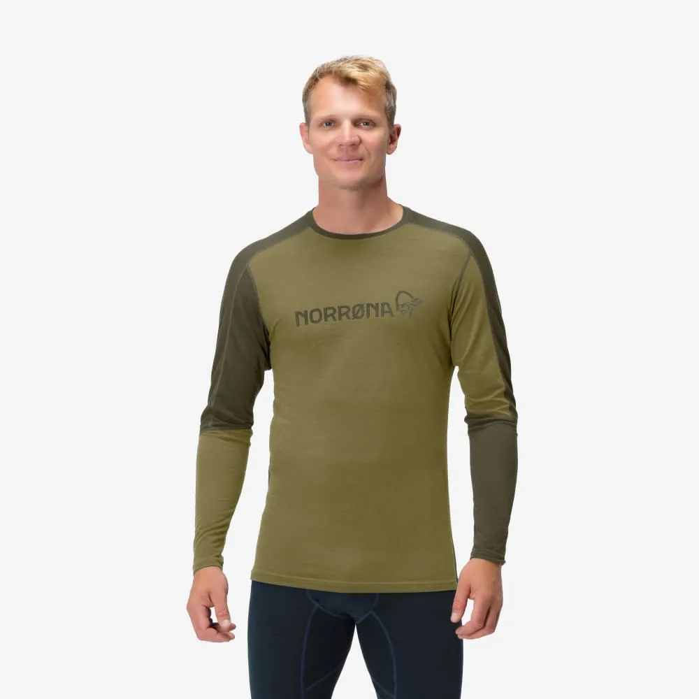 Professional Norrona falketind equaliser merino round Neck Men's online store, free shipping, best quality of Items sale.