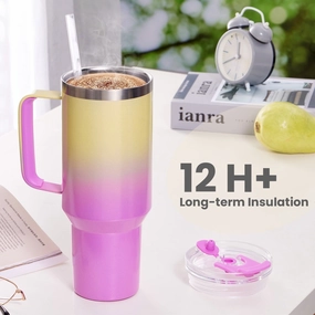 Welcome to visit our Search For Newest JUSTLET 40 oz Vacuum Insulated Stainless Steel Travel Mug, Tumbler with Handle & Straw, Glitter Rainbow For Cheap Sale,Hot Seller , high quality and discount price from our online store.