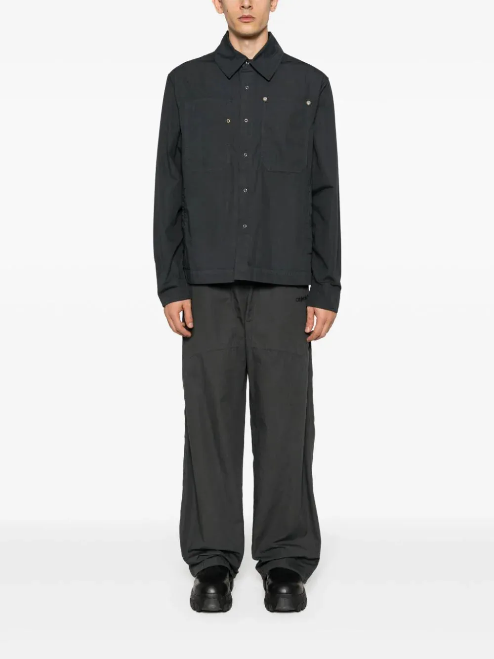 Shell Cotton Shirt Jacket