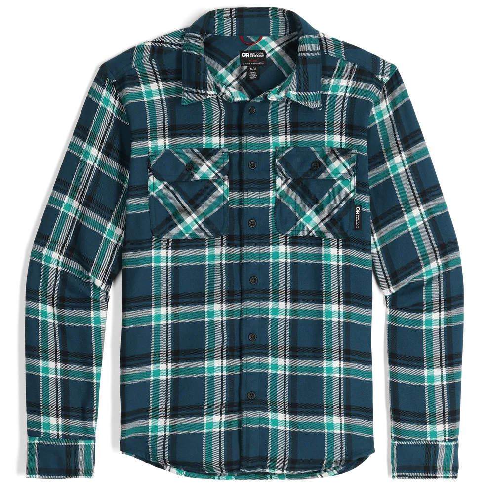 Pre Order Authentic Outdoor Research Feedback Flannel Twill Shirt Men's , fast shipping and quality guarantee!