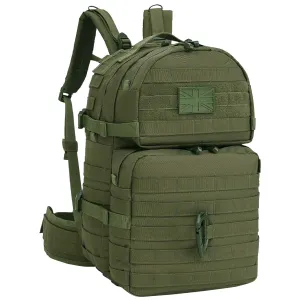 View the latest Shop For Kombat 40L MOLLE Assault Pack Olive Green For Remote Work are best sell, 74% off and highest quality, turst our Items online store.