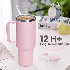 Purchase order for the 74% discount Shop For 75%off JUSTLET JUSTLET-0003 40 oz Stainless Steel Vacuum Insulated Travel Tumbler, Blush Store Online , 100% Quality and lowest price for you.