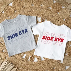 Side Eye Kids Graphic T-shirt girls pajamas promo