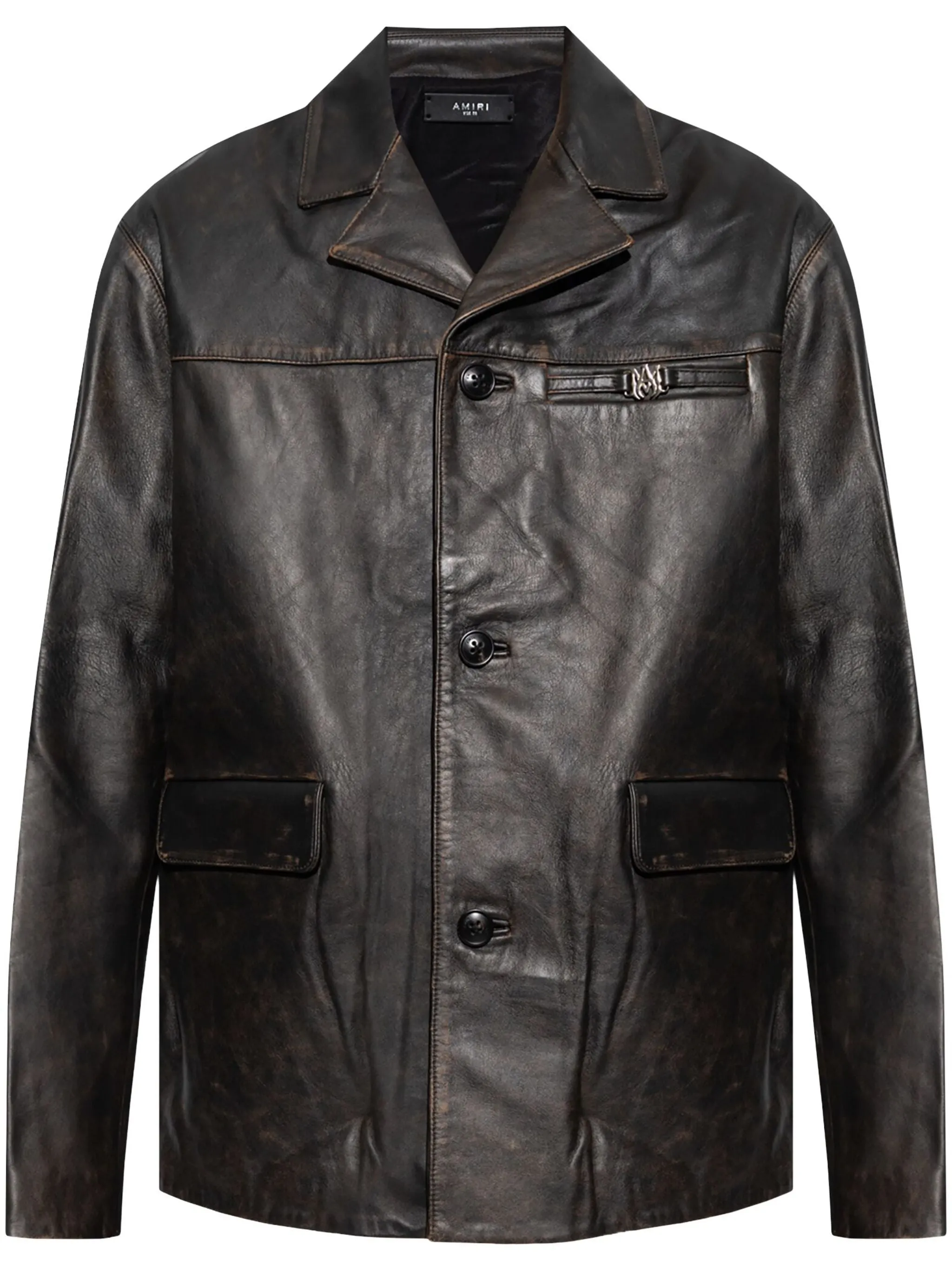 Single-Breasted Leather Jacket winter jackets clearance