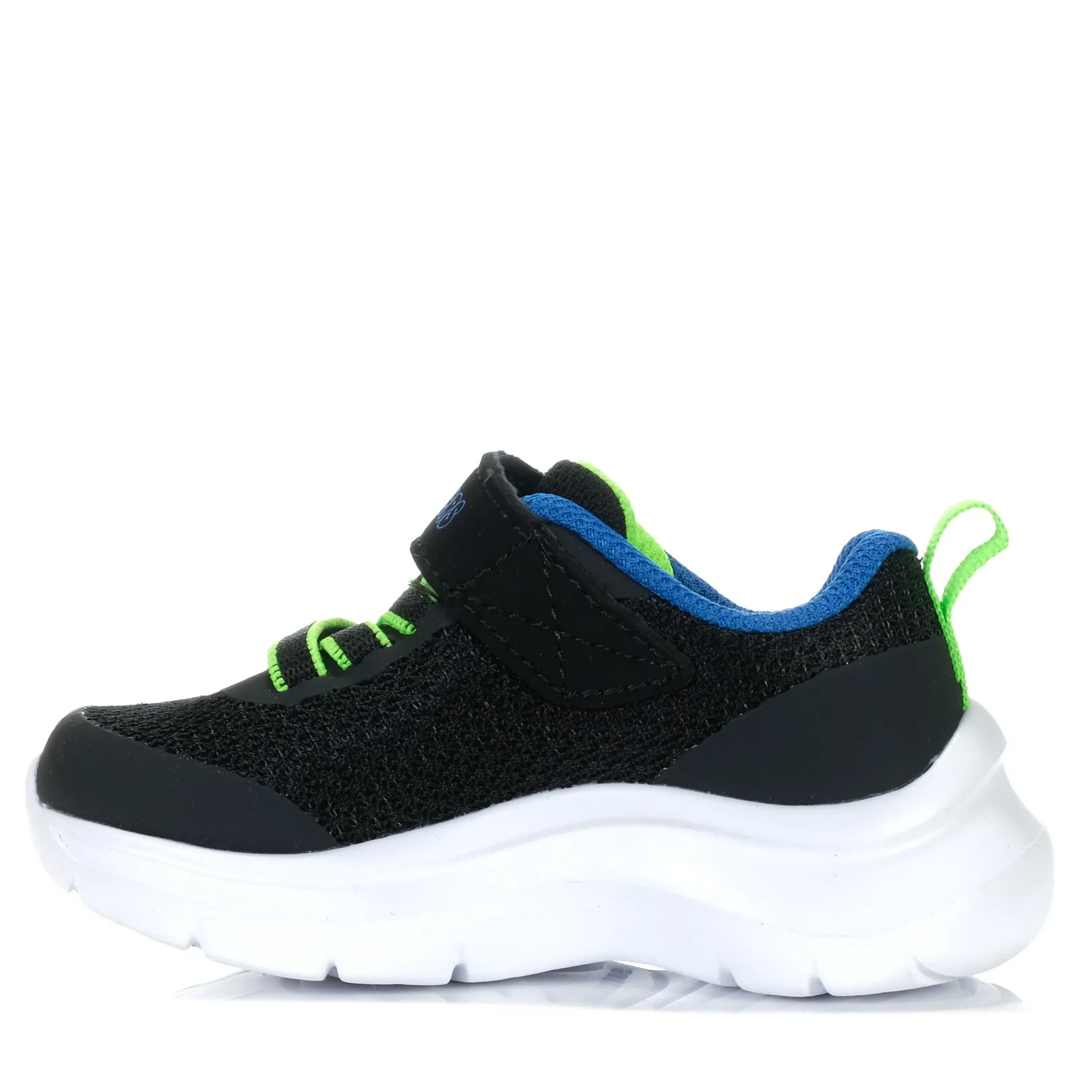 Skechers Babys Skech Fast - Brisk Buddies 407315N Schwarze Schuhe_Skechers