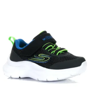Skechers Babys Skech Fast - Brisk Buddies 407315N Schwarze Schuhe_Skechers
