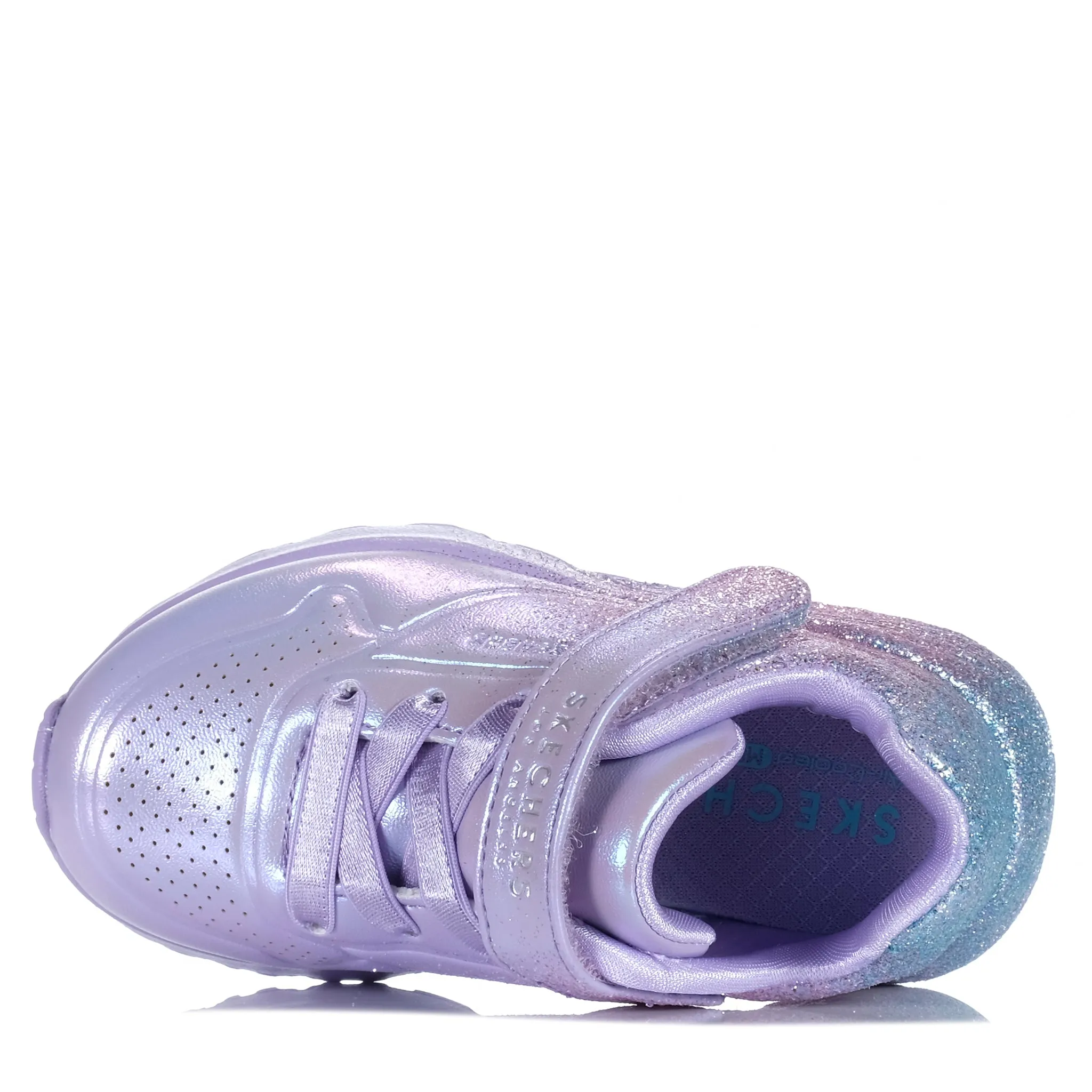 Skechers Babys Uno Lite - Metallischer Glitzer 310394N Lavendel Schuhe_Skechers