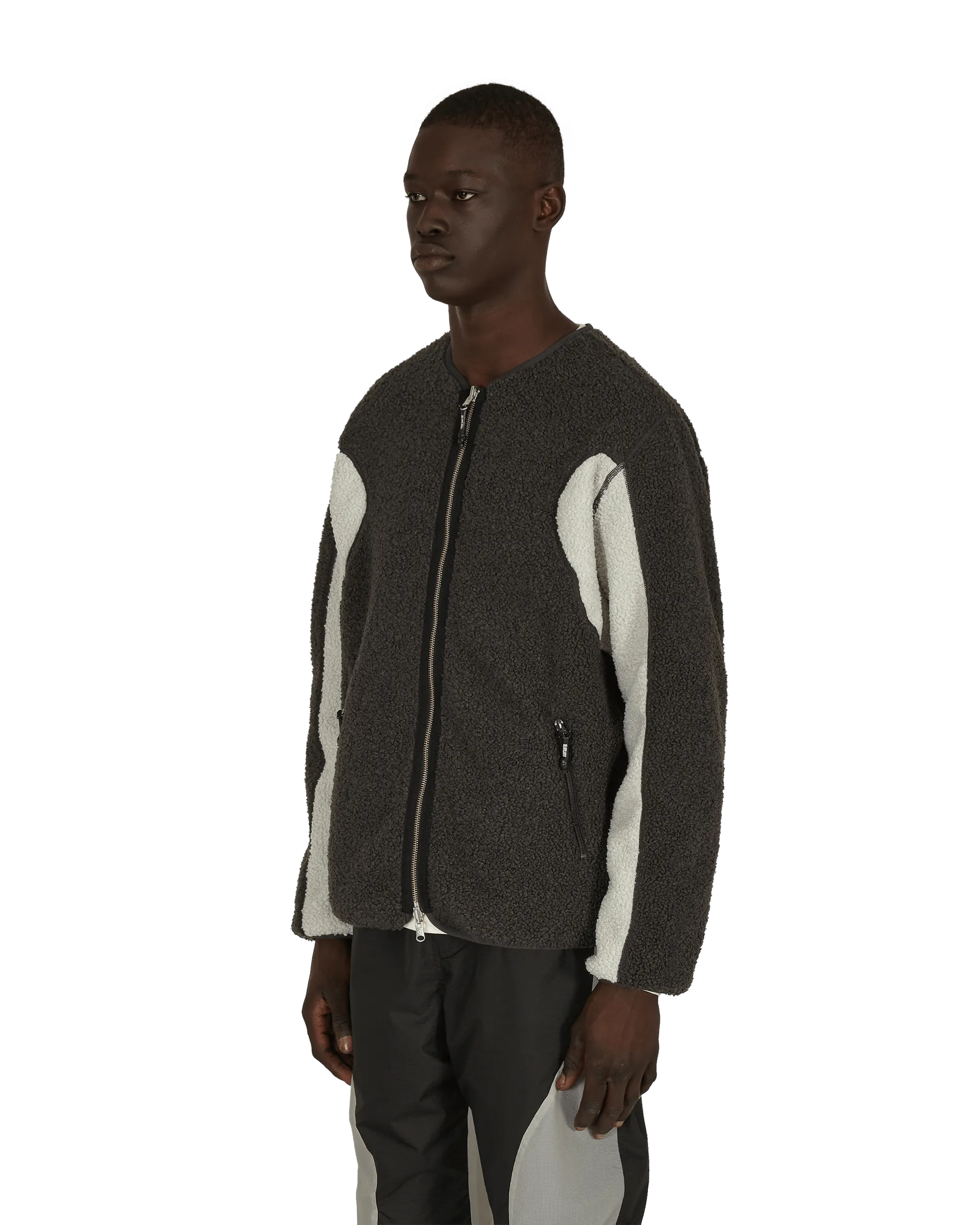 Slam Jam Sherpa Reversible Jacke Schwarz