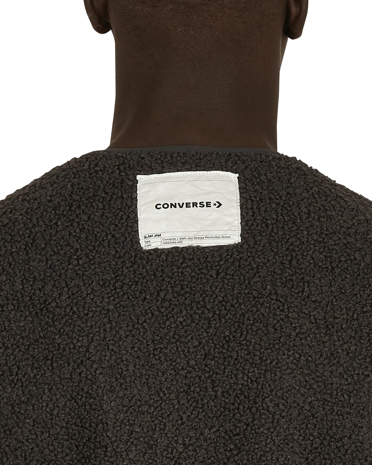 Slam Jam Sherpa Reversible Jacke Schwarz