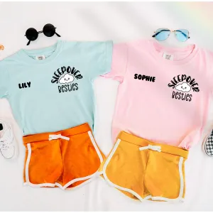 Sleepover Besties T-Shirts girls pajamas promo