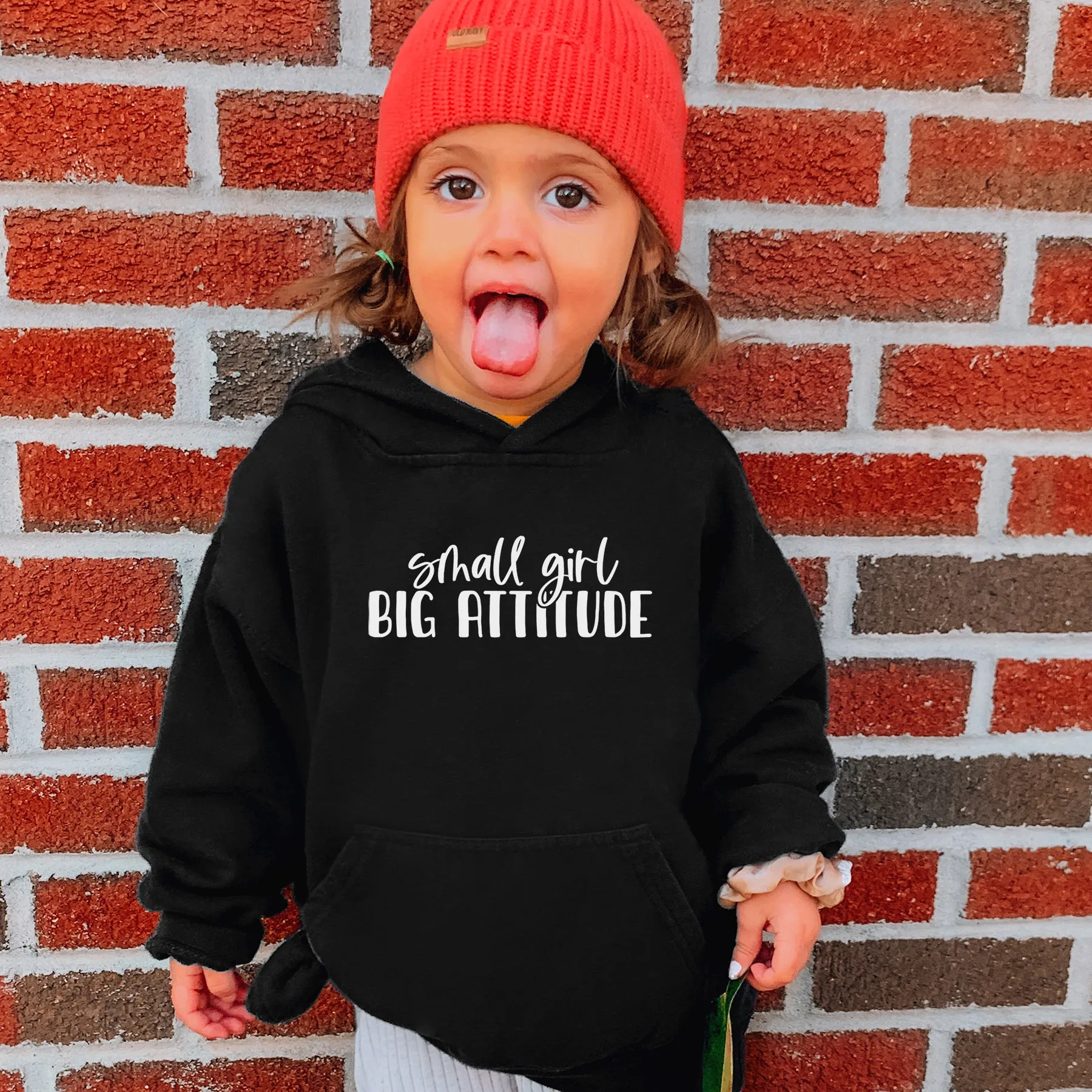 Small Girl Big Attitude Hoodie girls skirts clearance