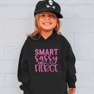 Smart, Sassy & Fierce Kids Hoodie girls skirts clearance