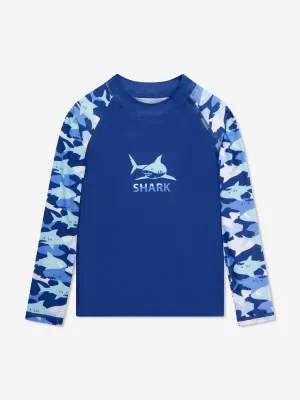 Soli Swim Jungen Sonnenschutz-Rashguard (UPF50 ) in Blau