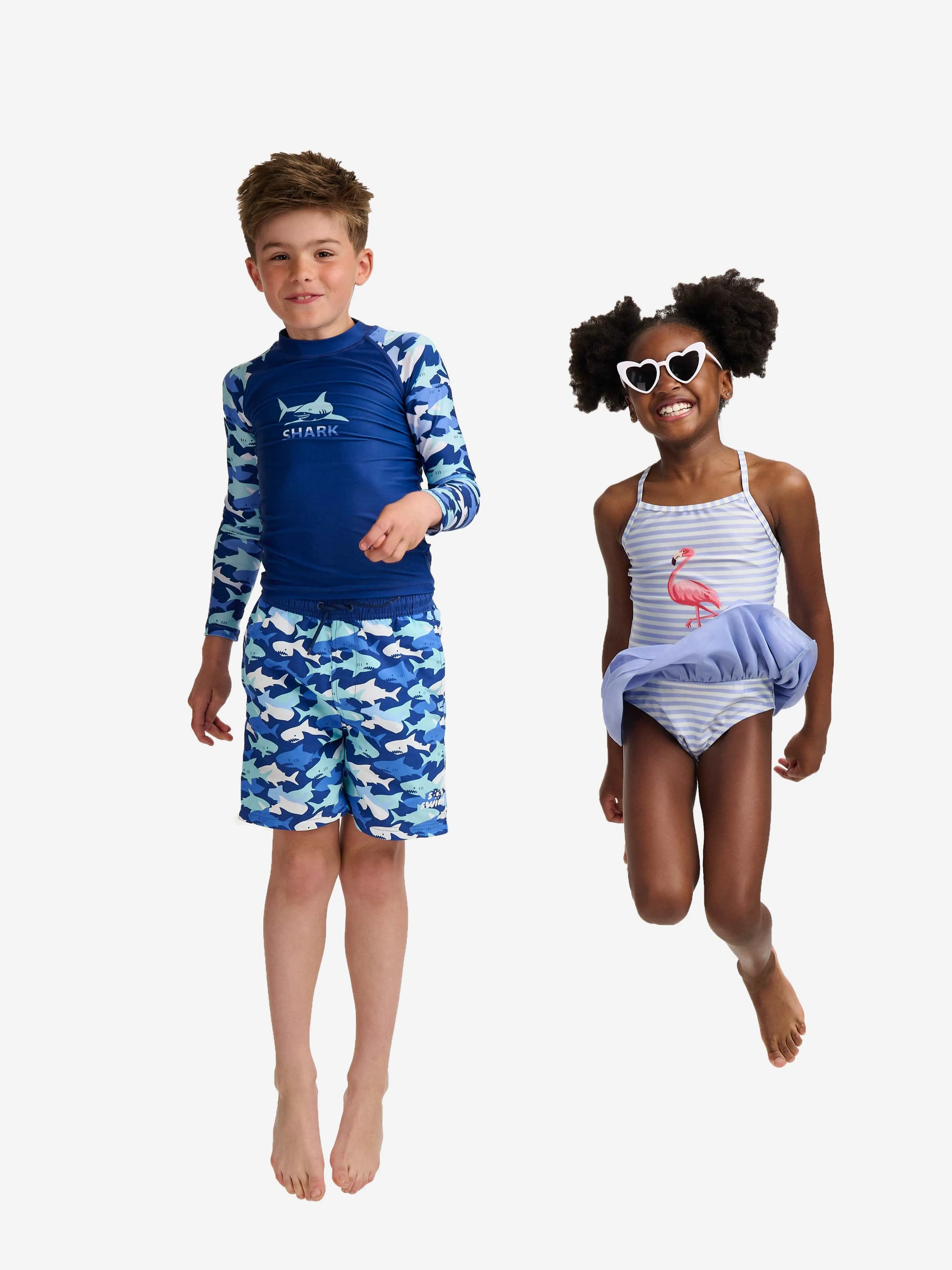 Soli Swim Jungen Sonnenschutz-Rashguard (UPF50 ) in Blau