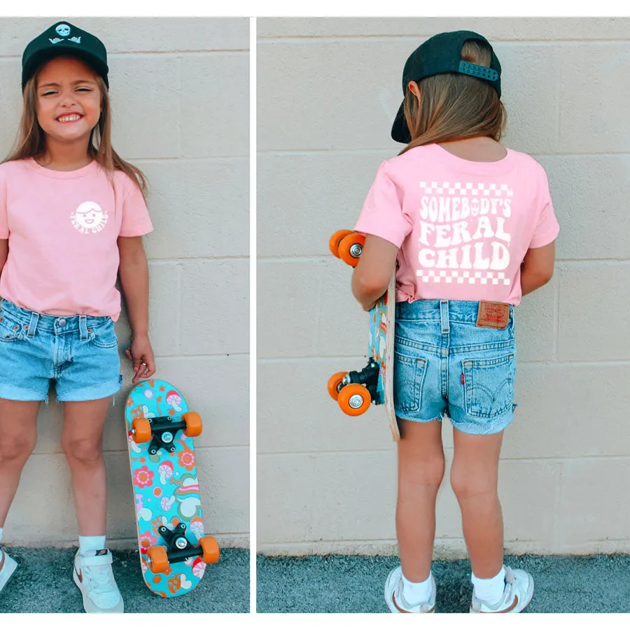 Somebody's Feral Child Front & Back Graphic Tee