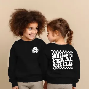 Somebody's Feral Child Front & Back Sweater girls skirts clearance