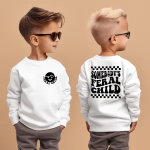 Somebody's Feral Child Front & Back Sweater girls skirts clearance