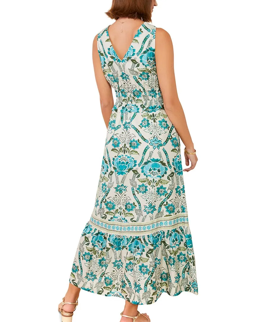 Spartina 449 Justine Linen-Blend Midi Dress