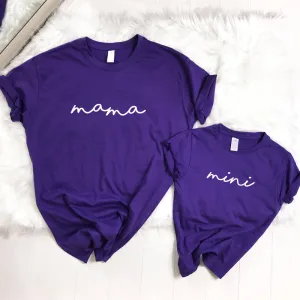 Spring Vibes- Mama & Mini Purple T-Shirts nursing tops best deals