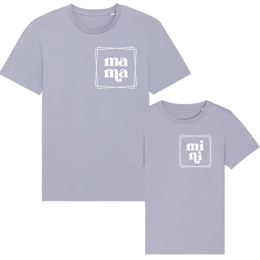 Spring Will Come- Mama & Mini Lavender Logo T-Shirts discount mum dresses