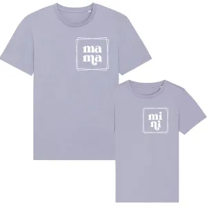 Spring Will Come- Mama & Mini Lavender Logo T-Shirts discount mum dresses