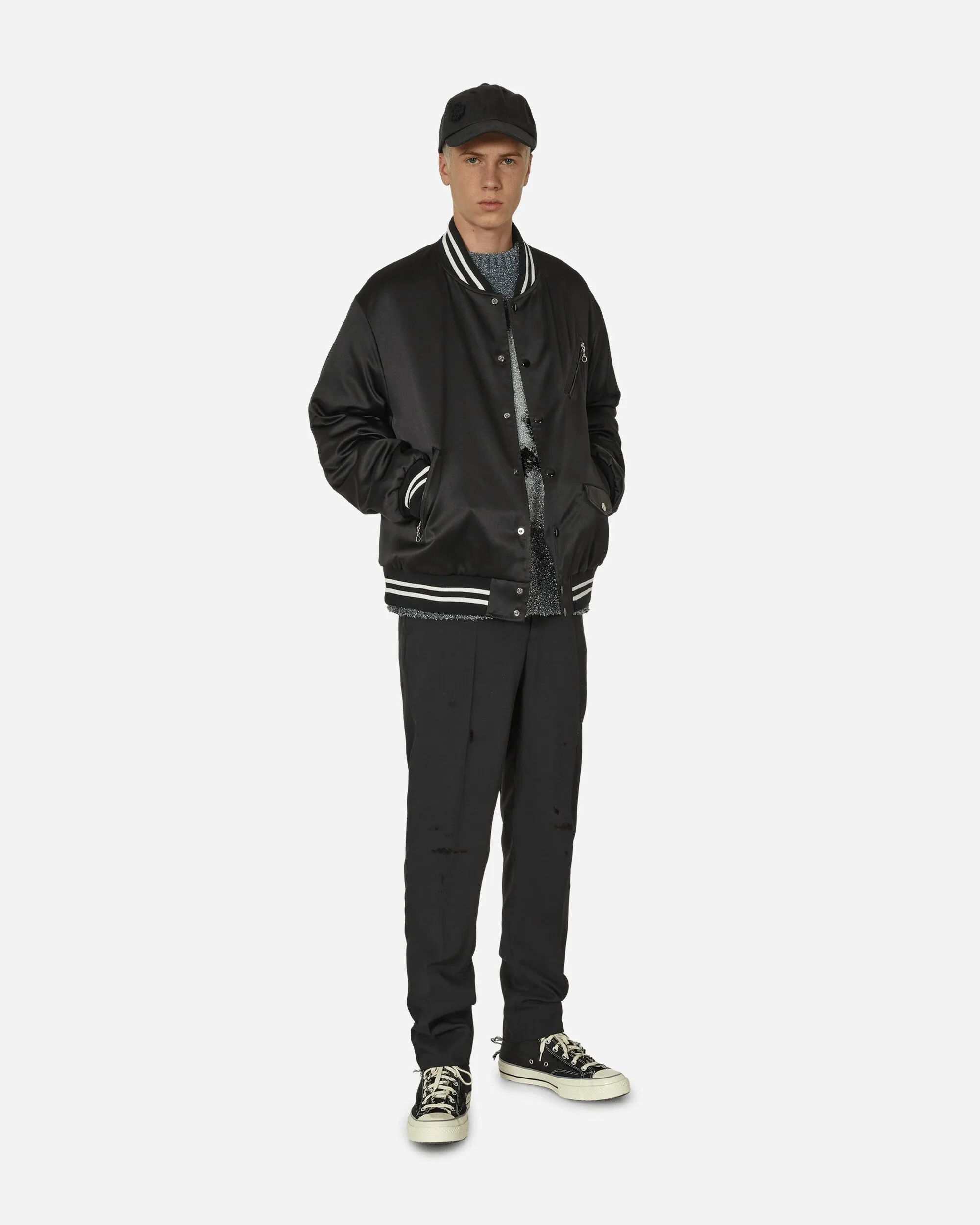 Stadionjacke Schwarz