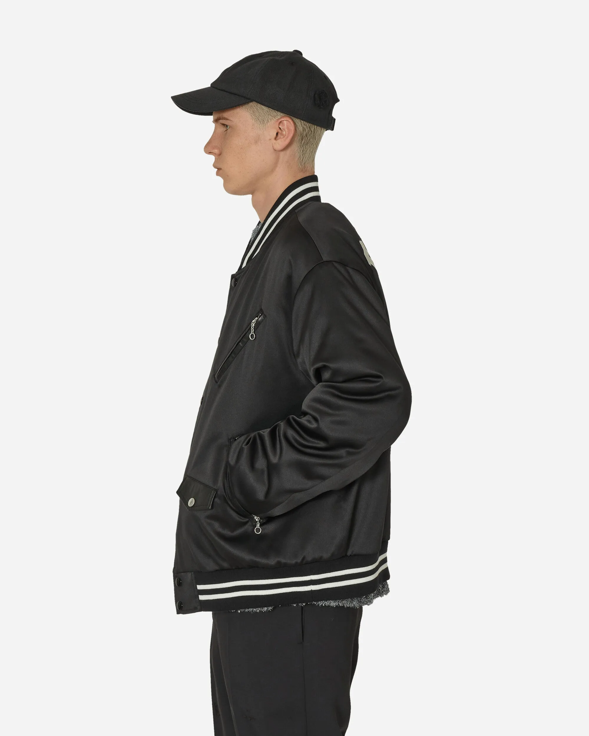 Stadionjacke Schwarz