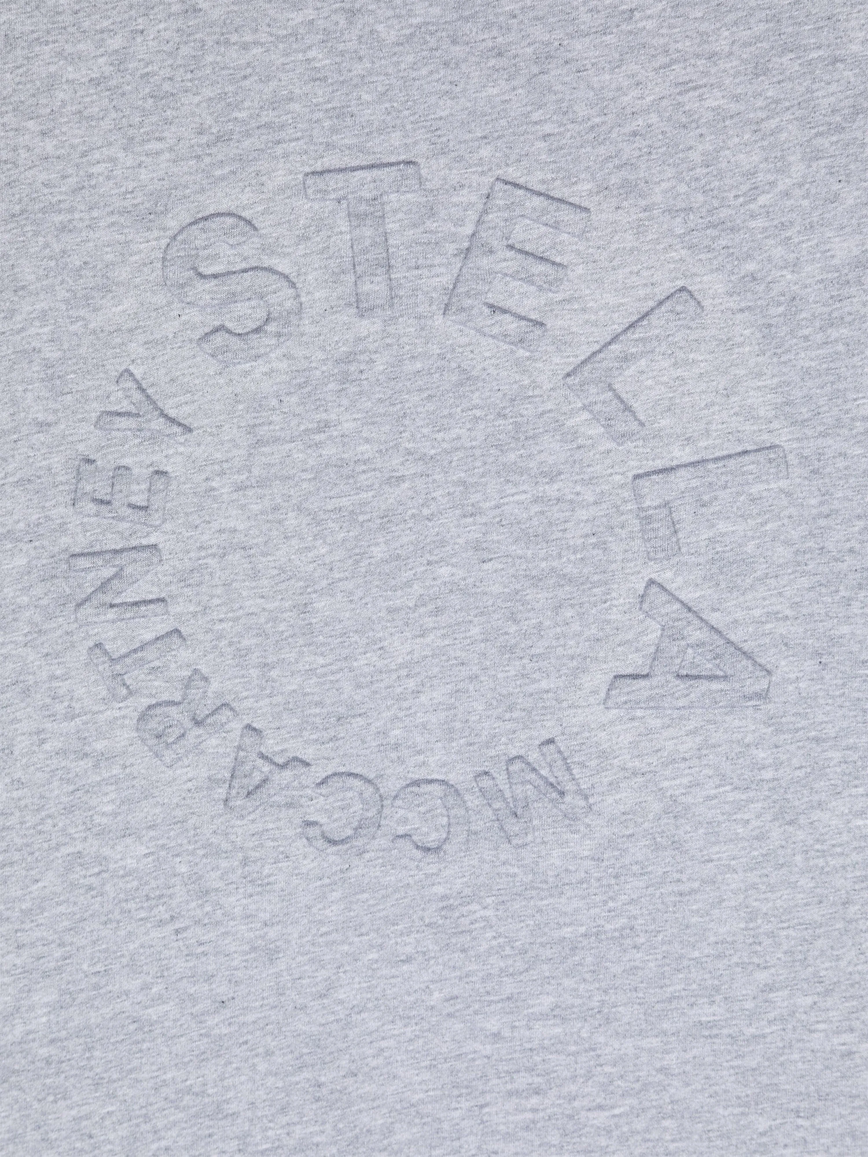 Stella McCartney Boys Circle Logo T-Shirt in Grau