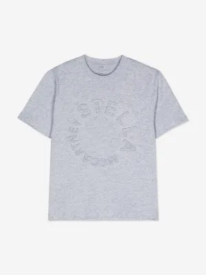Stella McCartney Boys Circle Logo T-Shirt in Grau